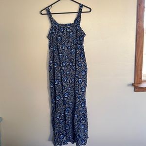 Paisley blue dress
